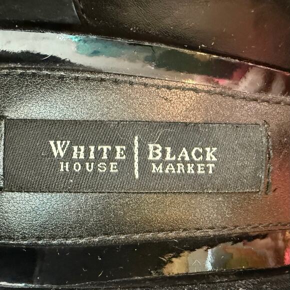 White House Black Market Leopard Patent Leather Heel, Size 8.5 - Picture 7 of 9